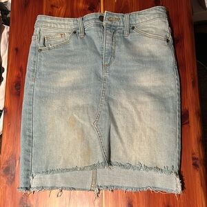 Jean skirt light denim